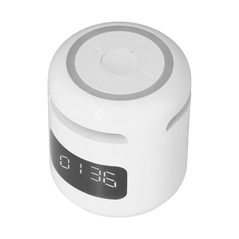 JM01 BT Clock Speaker Multifunctional Adjustable Portable BT Clock Speaker