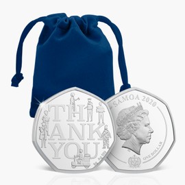 The Koin Club Covid-19 Pandemic Thank You Key Workers Collectable Solid Silver Coin 2020 Samoa