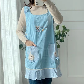 Hans Gallery pretty daycare apron teacher daycare teacher kindergarten apron, foreign apron_blue / 한스갤러리 예쁜 어린이집 앞치마 선생님 보육 교사 유치원 앞치마, 포린 앞치마_블루