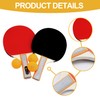 Ping Pong Paddles Set, Portable Table Tennis Bats and Balls,