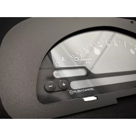 RPSDZN Satin Black Acrylic S2000 Cluster Conversion Bezel 92-95 EG Honda Civic