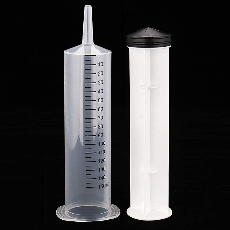 Gufastoe 2 x 150 ml Large Plastic Syringe for Industrial