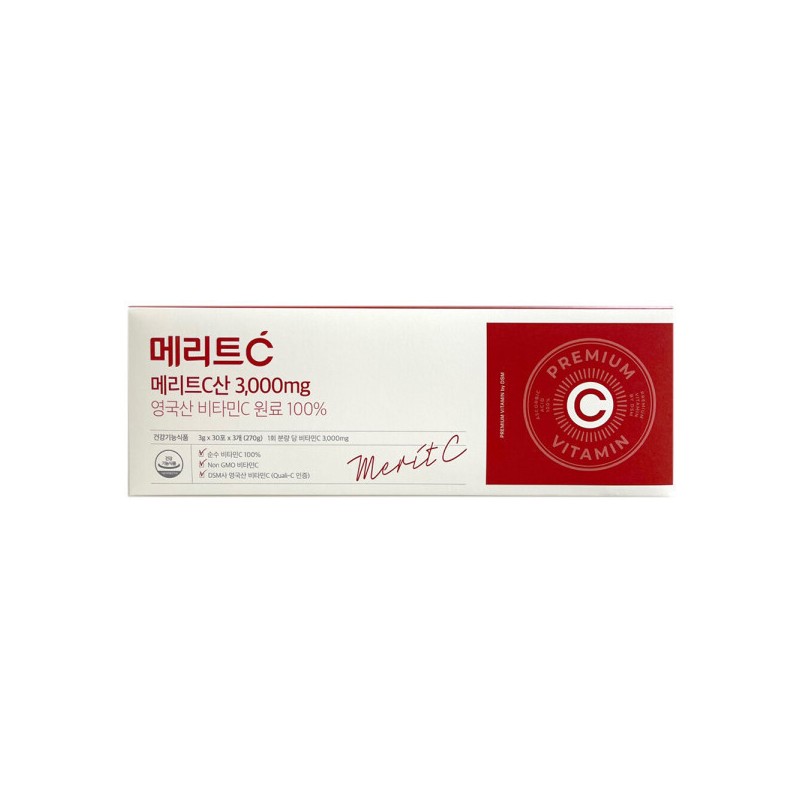 Hyunseung 메리트C산 3000mg x 90포 2개 / 써클 Merit C