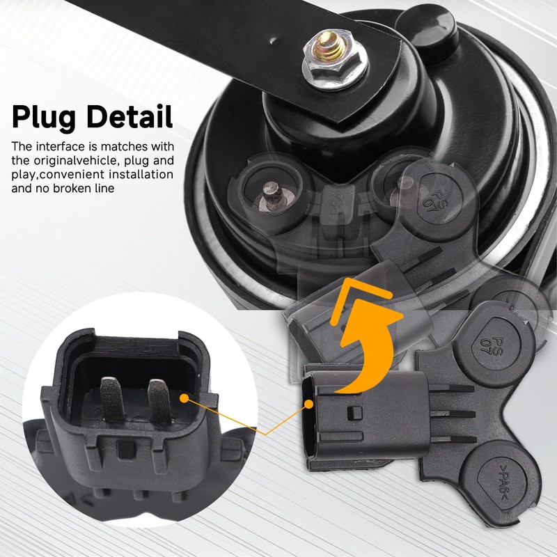 FARBIN Car Horn Compatible with Hyundai/Kia. 12V Waterproof Auto Horn