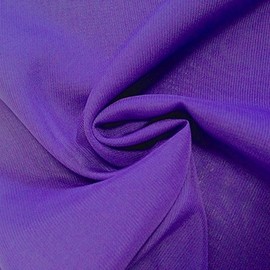 New Creations Fabric & Foam Inc, Chiffon Table Runner 18 x 180-Inch Extra Long, Wedding Runners, Holiday Table Runners, Long Table Runners, (Purple, 18" x 180")