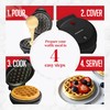 OVENTE Mini Waffle Maker Machine, 4-Inch Chaffle Mold with Non-Stick