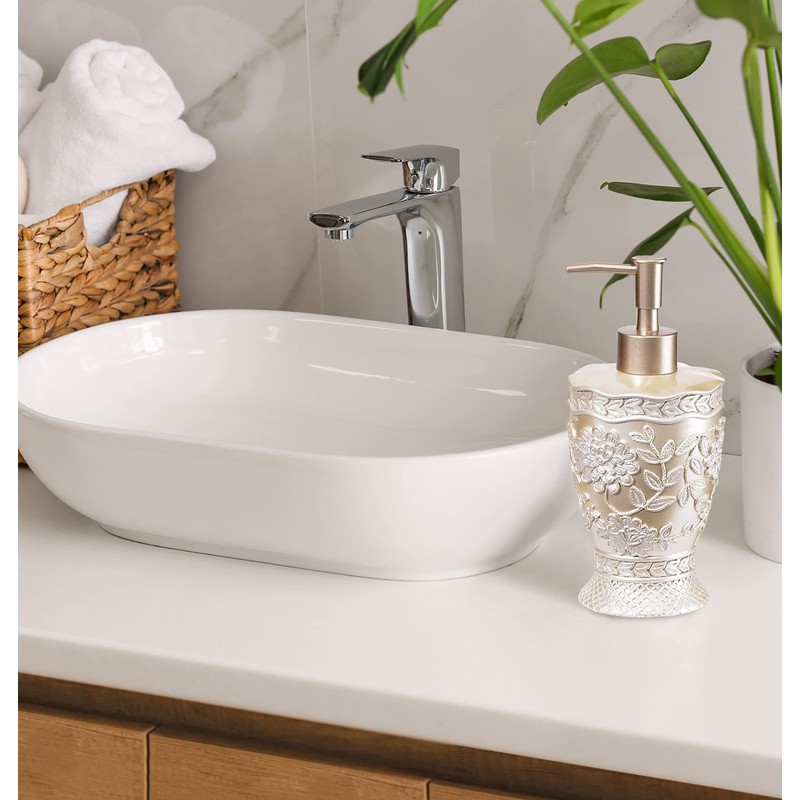 Popular Bath Lotion Pump Rose Vine, Beige