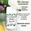 NATURE VIBE Organic deodorant, Natural deodorant 45g/1.58oz (Green tea)