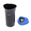 LIOOBO Mini Car Trash Can Bin with Lid Auto Dustbin