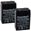 PowerStar 2 Year Warranty 2 Pack 6 Volt 4.5AH Rechargeable