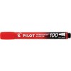 Pilot SCA-100-R – Pack of 12 Permanent Markers with Conical