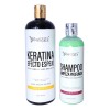 Kit Efecto Espejo Gold 1l,shampoo Limpieza Profunda 500 Ml
