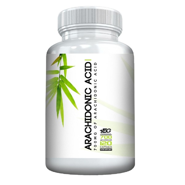 EVOGANICA Arachidonic Acid - 700 MGS Per Serving - 120
