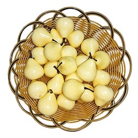 PsajfzZ Artificial Mini Pear Fake Plastic Strawberries Fruits Festival Decoration Orangees 20 Pcs