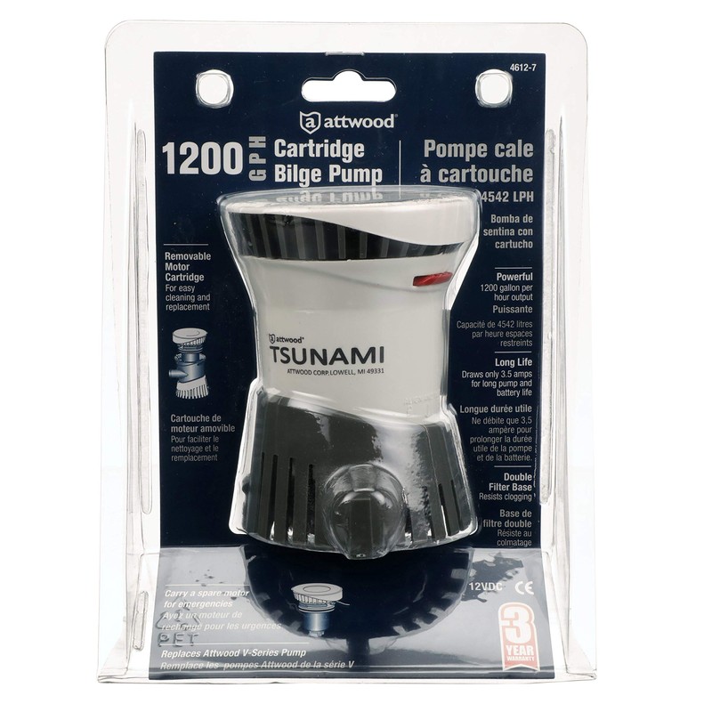 Tsunami Bilge Pump - 800 GPH