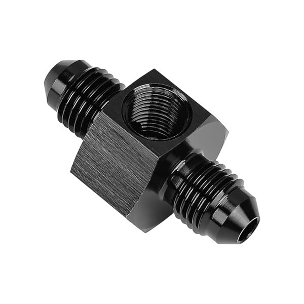 6AN Male to 6AN Male Flare Fuel Pressure Gauge Take