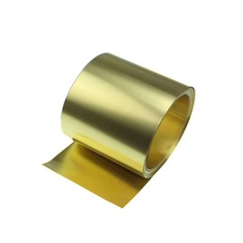 KUSTAT Metal Baseboard Thin Brass Strip Brass Stock Brass Sheet Gold Film Brass Foil Brass Plate H62 raw Materials (Color : 0.5mm Thick, Size : 200mm X 2 Meter)