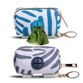 Love Dream Dog Waste Bag Dispenser (Blue+Grey Stripe)