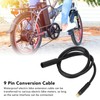 9 Pin Conversion Cable Professional Waterproof Electric Bike Motor Extension