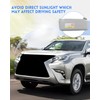 Left Driver Side Sun Visor Fit for Lexus GX460 2010-2022