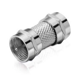 conecto F Male to F Male Adaptor Double Male or Gender Changer for F Antenna Connectors (Pack of 10)