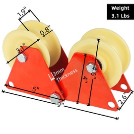 90 Degree Adjustable Corner Edge Protector | M Size(80 * 60mm), Lifting Pulley System Around Corner, Rope Block and Tackle Pulley System for Lifting Heavy Objects