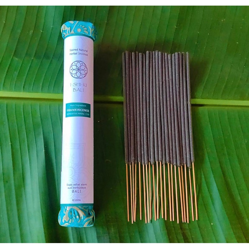 I-SHI-KI BALI Incense, Frankincense Sacred Natural Herbal Incense, 21 Sticks