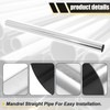 X AUTOHAUX 2pcs Straight 3" OD 40" Length DIY Custom
