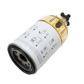 Hoypeyfiy - Filtro de combustible marino para barco, motor fuera de borda, separador de agua S3227 9-37882 18-7922 de repuesto para mercurio (filtro con tazón)