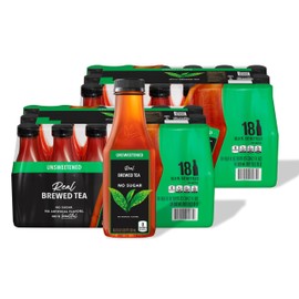 Real Brewed Black Tea, Unsweetened Pure Leaf Tea, 16.9 oz, Real Tea Leaves (36 CT)