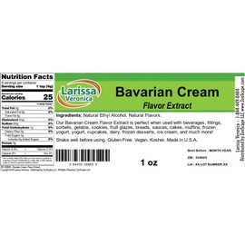 Bavarian Cream Flavor Extract (1 oz, ZIN: 528865) - 3 Pack