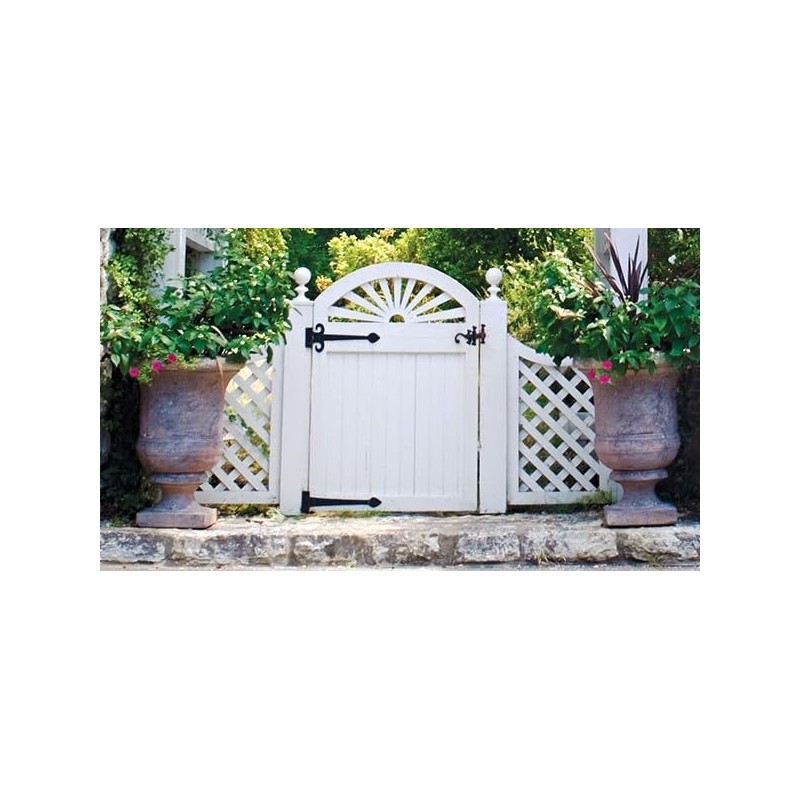 Van Dyke's Restorers Spear Gate Dummy Hinge Strap, Black Powder