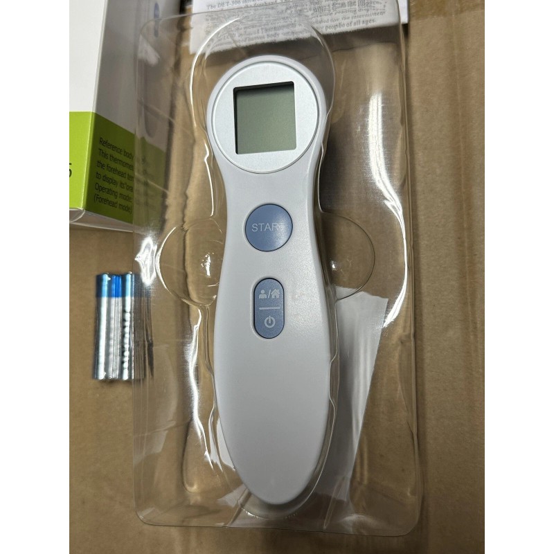 Cooper-Atkins Sejoy Digital Infrared Forehead Thermometer - White DET-306 Batteries