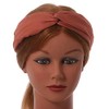 Tan Sateen Fabric Wide Chunky Flex HeadBand/Head Band