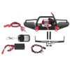 RC Car Front Bumper with Winch, Aluminum Alloy Front Bumper
