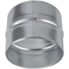 5'' Inch Galvanised Steel - Metal Duct Connector, Straight Pipe