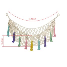 fancypost Large Stuffed Animal Net Or Hammock for Plush Toys ，Wall Hanging Plushie Net Stuffed Animals Holder， Stuffed Animal Storage Display Ideas，Space Saver Toy Hammock Room Decor