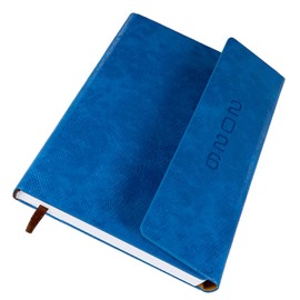 2026 Daily Planner - Appointment Book 2026, Hourly Daily & Monthly Planner with Tabs(Jan-Dec 2026), 8.26'' x 5.9'' Calendar Planner, Leather Cover + Thick Paper (26-Blue)