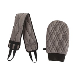 perfeclan 2pcs Body Scrubber Wash Handschuhe Badzubehör Reinigung Bad Dusche Mittel Peeling Handtücher für Hotel Badezimmer Fitnessstudio, Dunkelgrau