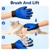 Silicone Pet Grooming Gloves for Cat & Dog Hair Removal