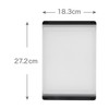 OXO Cutting Board, Small, Dishwasher and Dryer Safe, Black