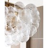 Clear Ribbed Blown Glass Shade Replacement for Light Fixtures, 4"