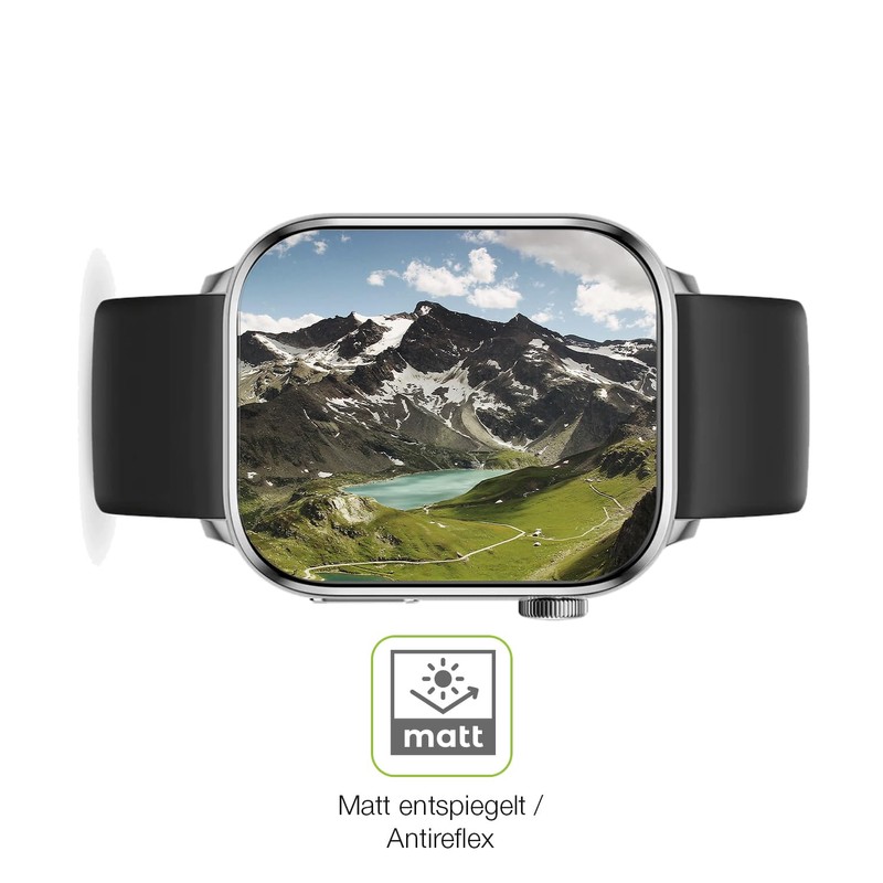 dipos FLEX 2x Matte Screen Protectors Suitable for Ice-Watch Smart