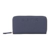 VALENTINO Rised Re Zip Around Wallet Blu, Giada