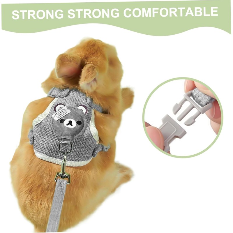 1PCS Rabbit Harness and Leash Set - Small Pet Harness
