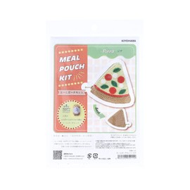 KIYOHARA HAPPY COTTONN Knitting Meal Pouch Kit with Pizza Making Recipe DNK-11
