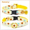 Foodie Cat Collar, Safety Breakaway Kitten Collar, Milk & Cookie