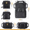 LIVANS Molle Medical IFAK First Aid Pouch Empty for Duty