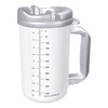 Drinking Mug, 20 oz. Clear Cup/Granite Lid Plastic Reusable, TM-20