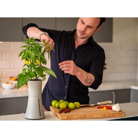 Botanium Hydroponic and Automatic Indoor Gardening Pot, Grey